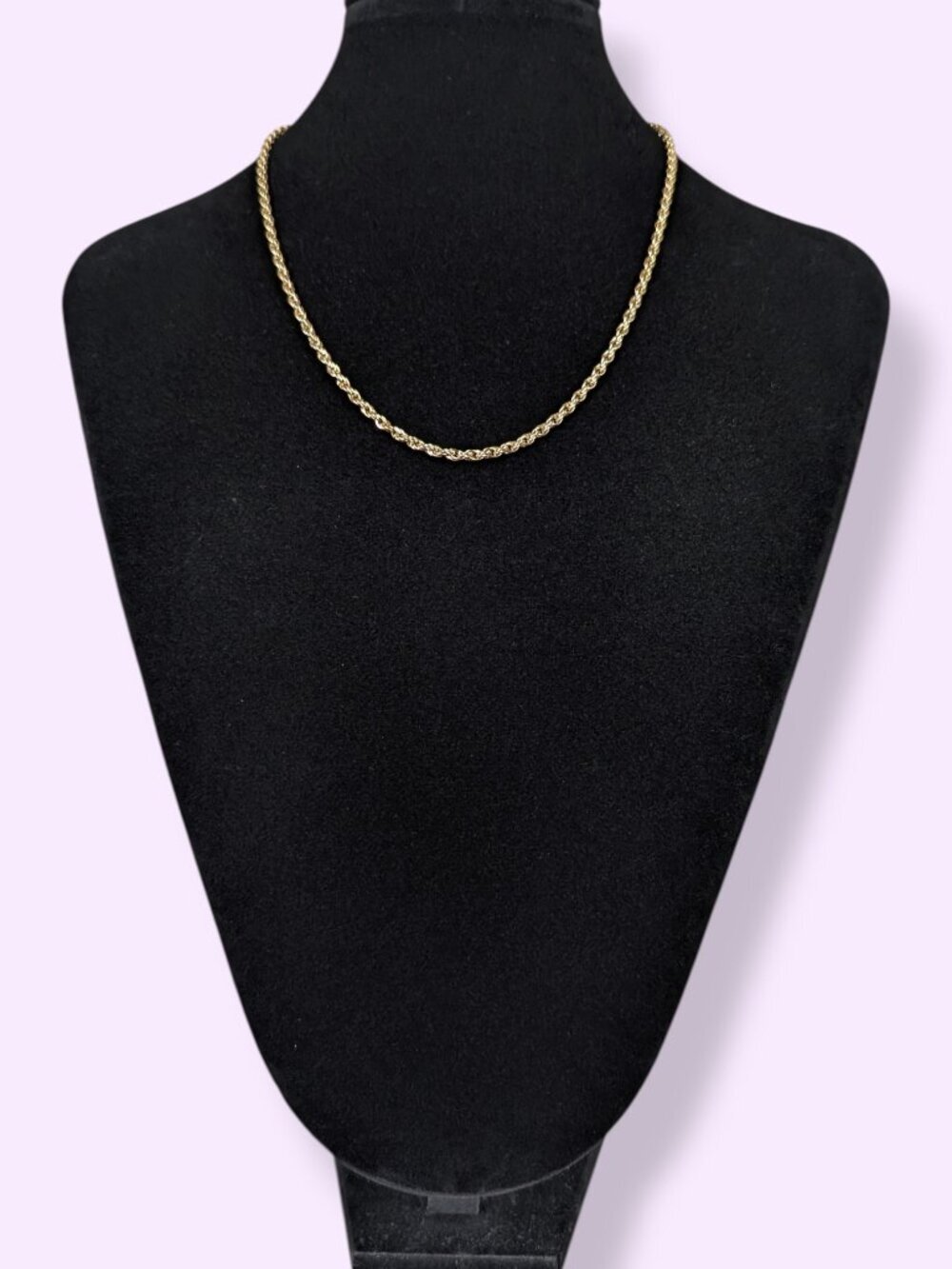 Vintage Rope Chain Necklace - Picture 2 of 5